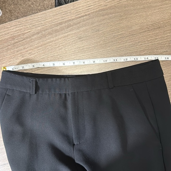 Banana Republic women’s Black Dress Pants Blake wide leg trouser pants size 4 P - Picture 9 of 9
